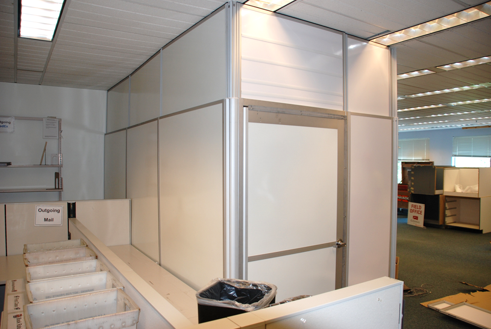 Using Durable Lightweight Walls as Temporary Partitions for Construction